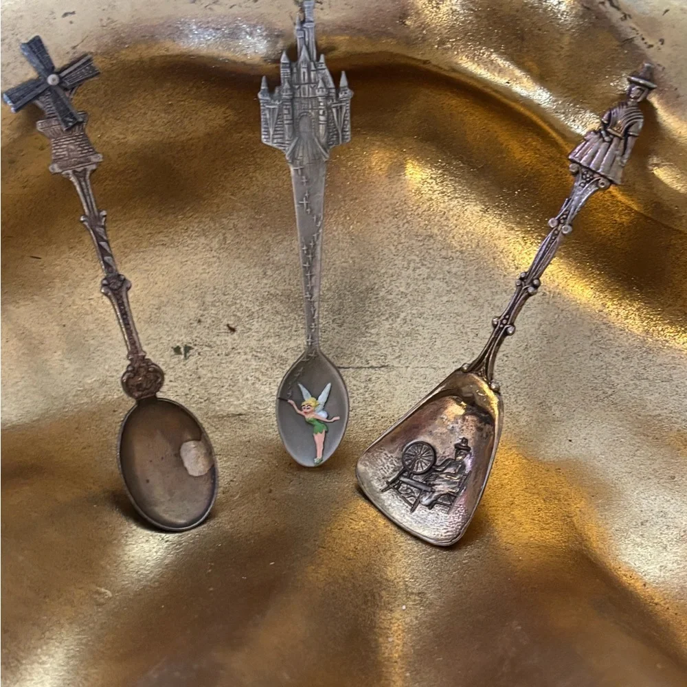 Silver Collectible Spoons Set of Three